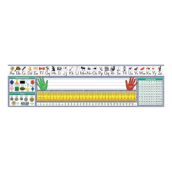 North Star Teacher Resources Canadian Primary Desk Plates, 19" x 5", Traditional Manuscript Canadian, Pack Of 36 Plates, Set Of 3 Packs