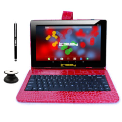 Linsay F10IPS Tablet, 10.1" Screen, 2GB Memory, 64GB Storage, Android 13, Red Crocodile