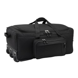 Mercury Tactical Gear Mini Monster Deployment Bag, 33"H x 17"W x 12"D, Black
