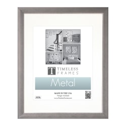 Timeless Frames® Metal Frame, 8" x 10", Matted For 5" x 7", Silver