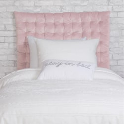 Dormify Melody Tufted Cushioned Headboard, Twin/Twin XL, Light Pink