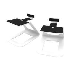 Kanto SE6 - Stand - Elevated - for speaker(s) - silicone, steel - white - desktop (pack of 2) - for Kanto YU6