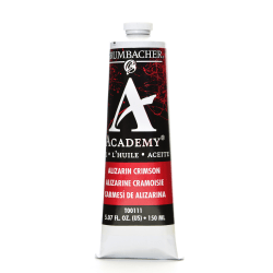 Grumbacher Academy Oil Colors, 5.07 Oz, Alizarin Crimson, Pack Of 2