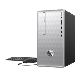 HP Pavilion 590-p0016 Desktop PC, 8th Gen Intel® Core™ i3, 8GB Memory/16GB Intel Optane™ Memory, 1TB Hard Drive, Windows® 10 Home