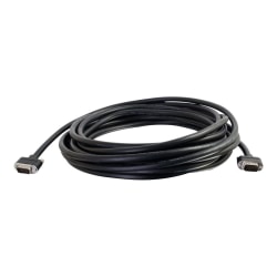 C2G 6ft VGA Cable - Select VGA Video Cable M/M - In-Wall CMG-Rated - VGA cable - HD-15 (VGA) (M) to HD-15 (VGA) (M) - 6 ft - black
