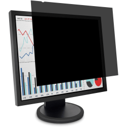 Kensington MagPro 27.0" Monitor Privacy Screen with Magnetic Strip Black - For 27" Widescreen LCD Monitor - 16:9 - Scratch Resistant, Damage Resistant - Anti-glare - 1