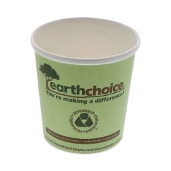 Pactiv Evergreen EarthChoice® Soup Cups, Large, 16 Oz, Green, Carton Of 500 Cups