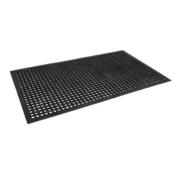 Cactus Mat Co. Topdek Junior Floor Mat, 1/2"H x 3'W x 5'D, Black