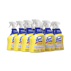 Lysol® Advanced Deep Clean All-Purpose Cleaner, 32 Oz, Lemon Breeze, Case Of 12 Bottles