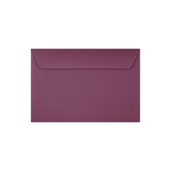 LUX Booklet 6" x 9" Envelopes, Gummed Seal, Vintage Plum, Pack Of 50