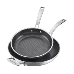 Cuisinart 2-Piece Skillet Set, Silver, FPS221012