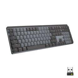 Logitech® MX Mechanical Wireless Illuminated Performance Keyboard, Graphite, 920-010547