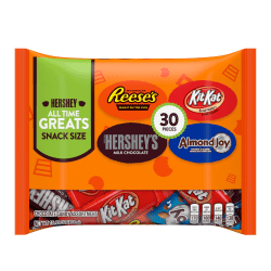 Hershey's All Time Greats Snack-Size Assortment, 15.5 oz, Pack of 2 Bags