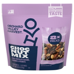 Orchard Valley Harvest Chocolate Nut Mix, 1 Oz, Total Qty 16