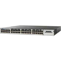 Cisco Catalyst 3750-X Ethernet Switch - 48 Ports - Gigabit Ethernet - 10/100/1000Base-T - 2 Layer Supported - Twisted Pair - PoE Ports - 90 Day Limited Warranty