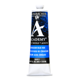 Grumbacher Academy Oil Colors, 5.07 Oz, Cerulean Blue Hue, Pack Of 2