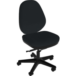 Sitmatic GoodFit Mid-Back Chair, Black/Black