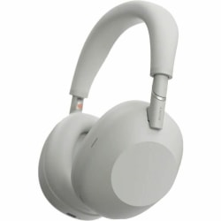 Sony WH-1000XM6Wired/Wireless Noise Canceling Headphones, Stereo, Bluetooth/RF, Over-The-Head, Over-The-Ear, Binaural, Circumaural, Platinum Silver