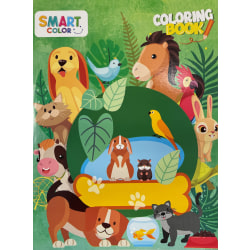 Smart Color Kid’s Coloring Book, Animals