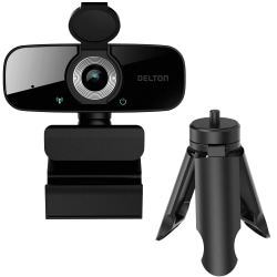 Delton C24 1080p HD Webcam, Black, Total Qty 1