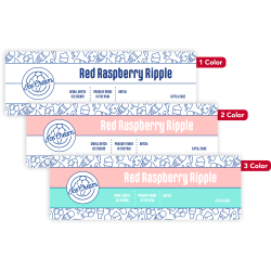 Custom 1, 2 Or 3 Color Printed Labels/Stickers, Rectangle, 2" x 6", Box Of 250