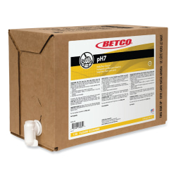 Betco® pH7 Floor Cleaner, Lemon Scent, 5 Gallons, Carton Of 4 Bags