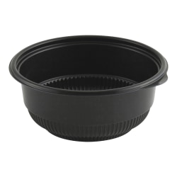 Anchor Packaging MicroRaves® Incredi-Bowl® Bases, 0.5 Qt, Black, Carton Of 250 Bowls