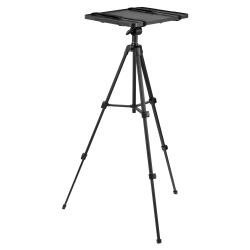 Mount-It! Projector Tripod Stand, 3-1/4"H x 9-1/2"W x 16-3/4"D, Black
