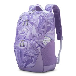 High Sierra Swoop Backpack With 17" Laptop Pocket, Marble Lavender