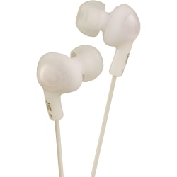 JVC Gummy Plus In-Ear Headphones, White