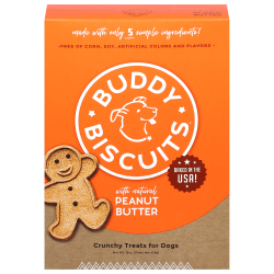 Cloud Star Buddy Crunchy Biscuit Treats, Peanut Butter, 16 Oz, Total Qty 6