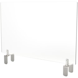 Ghent Partition Extender, 24"H x 36"W, Frosted