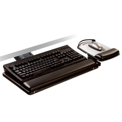 3M™ Sit/Stand Adjustable Keyboard Tray, Black