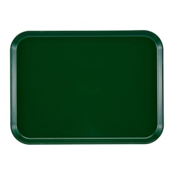 Cambro Camtray Rectangular Serving Trays, 14" x 18", Sherwood Green, Pack Of 12 Trays