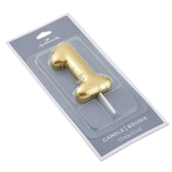 Hallmark "1" Metallic Gold Balloon Candle