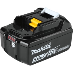 Makita 18V LXT® Lithium-Ion 5.0 Ah Battery, Black, BLI850B