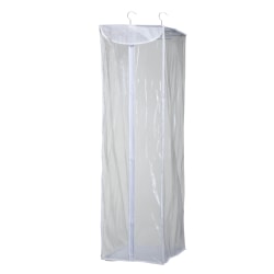 Honey-Can-Do Short Hanging Storage Closet, 42"H x 20"W x 12"D, Clear/White