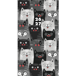 2026-2027 Willow Creek Press 2-Year Monthly Checkbook/Calendar, 3-1/2" x 6-1/2", Purrfect, January 2026 To December 2027, 57667