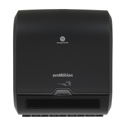 enMotion® Flex Mini by GP PRO, Automated Touchless Paper Towel Dispenser, 59798, 11.75" x 7.83" x 13.28", Black, 1 Dispenser