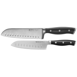 Henckels Forged Accent 2-Piece Asian Knife Set, Black