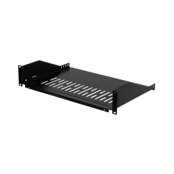 Vericom 2U Steel Cantilever Rack Shelf, 3-1/2"H x 19"W x 12"D, Black