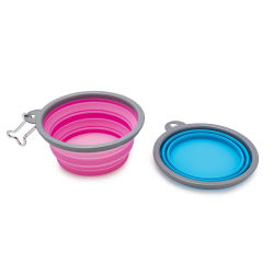 Nice Paws Collapsible Dog Bowl, Assorted Colors