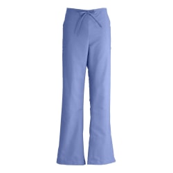 Medline ComfortEase™ Polyester/Cotton Modern Fit Ladies' Tall Cargo Scrub Pants, Large, Ceil Blue
