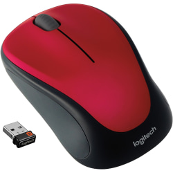 Logitech® M317 Wireless Mouse, Red