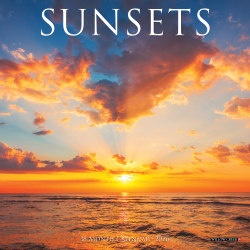 2026 Willow Creek Press Monthly Mini Wall Calendar, 7" x 7", Sunsets, January To December, 53775