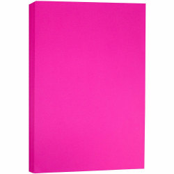JAM Paper® Ledger Matte Paper, Ultra Pink, Ledger (11" x 17"), 100 Sheets Per Pack, 24 Lb