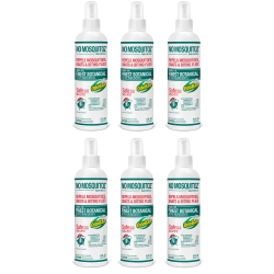 No Mosquitoz Botanical Insect Repellent, DEET-Free, Woodsy Scent, 8 Oz Spray Bottle, 6-Pack