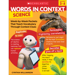 Scholastic® Words In Context: Science, Grades 3 - 4