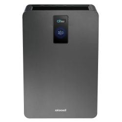 Bissell Air400 Tower Air Purifier, 485.5 Sq. Ft. Coverage, 24-3/8" x 16-3/16", Black