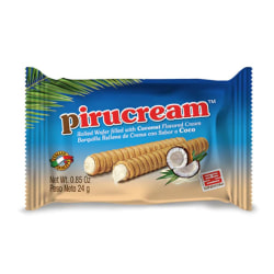 Pirucream Coconut Cookie Wafers, 0.85 Oz, Pack Of 4 Wafers